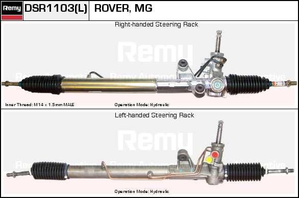 DELCO REMY Stūres mehānisms DSR1129L